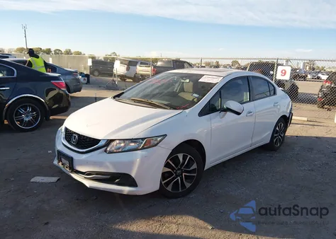 2014 Honda Civic Ex z USA, uszkodzony, nr VIN 2HGFB2F89EH526841